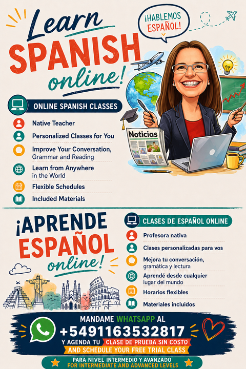 Clases de español online con Paola Albarello