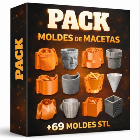 PACK MOLDES MACETAS