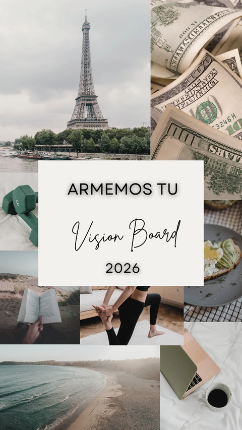 Sesiónes Vision Board x 3. 