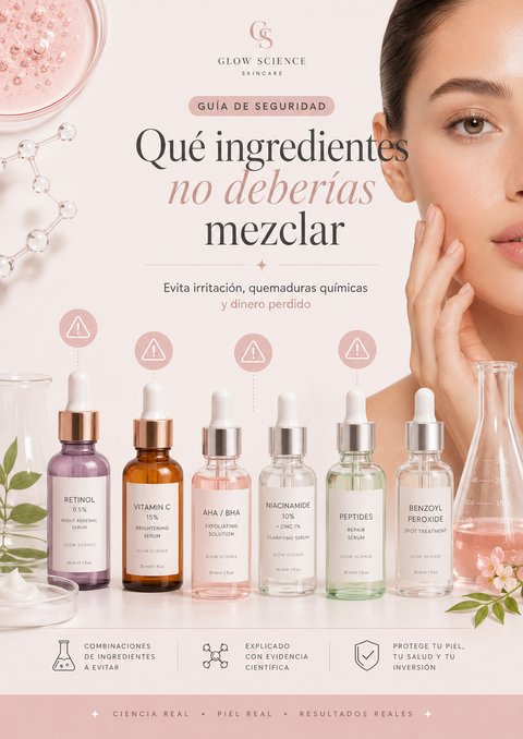 Guía de Seguridad: Qué ingredientes no deberías mezclar (Evita irritación, quemaduras químicas y dinero perdido)