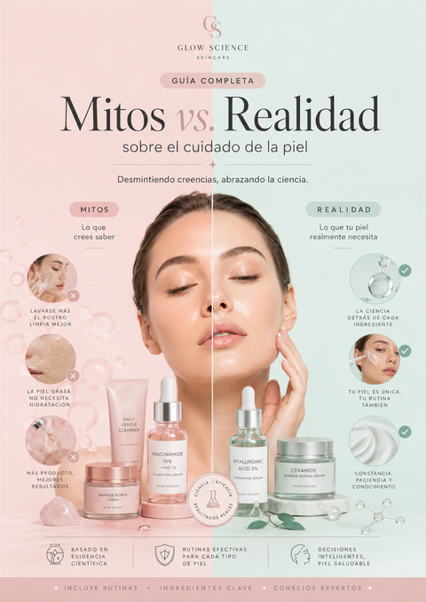 Mitos vs. Realidad sobre el Cuidado de la Piel: Desmontando las mentiras de la industria belleza.