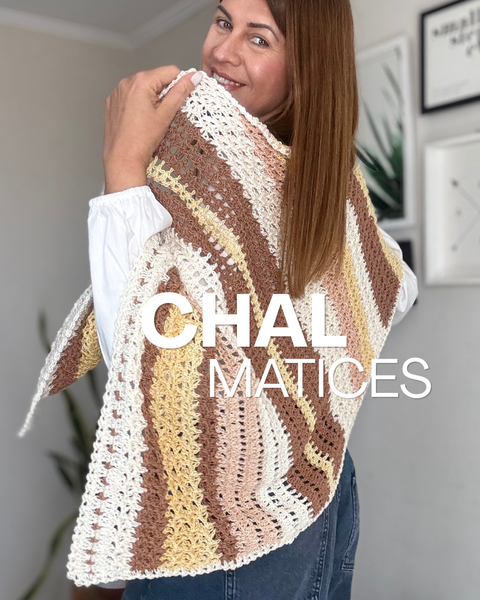 Chal Matices - 5 tramas reversibles - se habilita el sábado