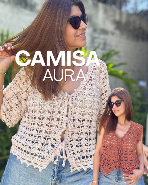 Camisa y chaleco Aura
