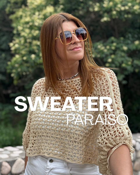 Sweater Paraíso - ideal para principiantes