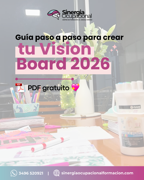 Guía paso a paso para crear tu Vision Board 2026 · PDF gratuito