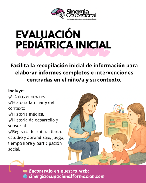 Recurso Evaluación Pediátrica inicial para profesionales. 