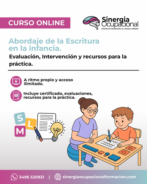 Curso Abordaje de la Escritura en la Infancia. 