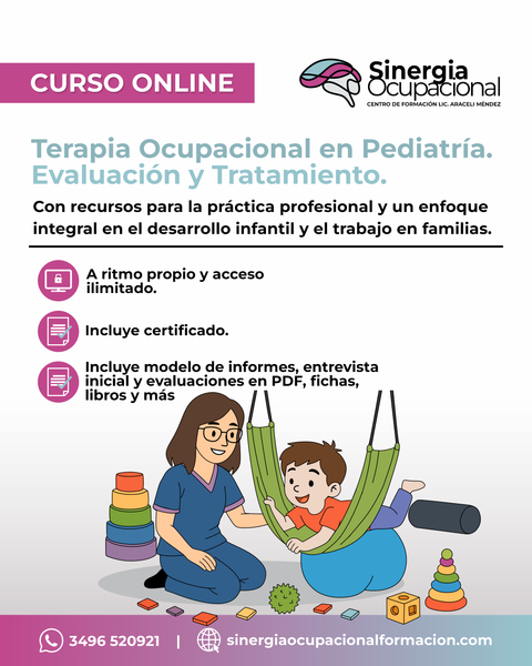 Terapia Ocupacional en Pediatría. Evaluación y tratamiento. 