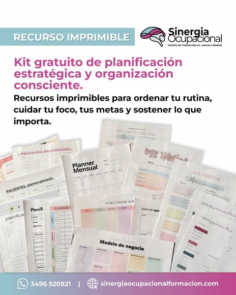Kit Profesional de Planificación Estratégica y Organización Consciente - Descargable y GRATUITO! 