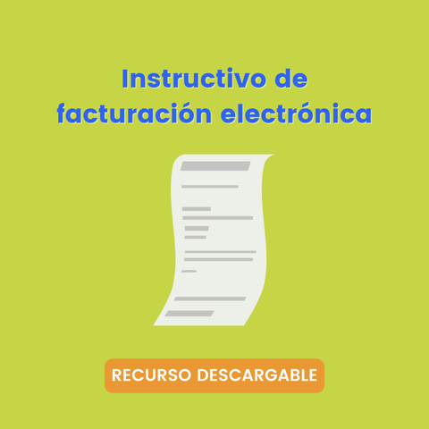 INSTRUCTIVO: Facturación electrónica