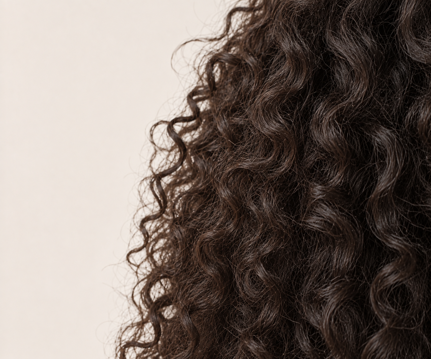 Cabello con patrón de rulos