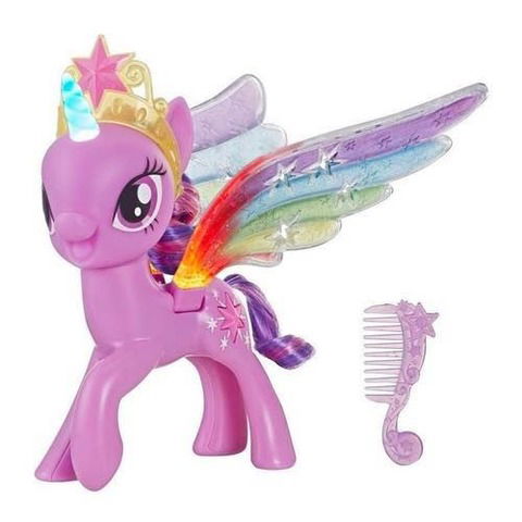 My Litlle Pony con luz y movimiento de sus alas, Original Hasbro!