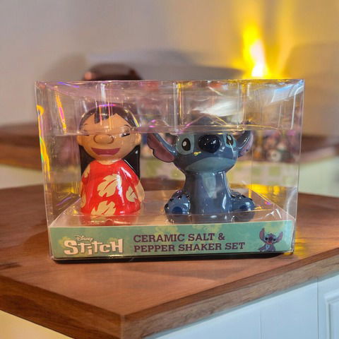 Salero y Pimentero Lilo & Stitch Original EEUU! VENDIDO SIN STOCK 