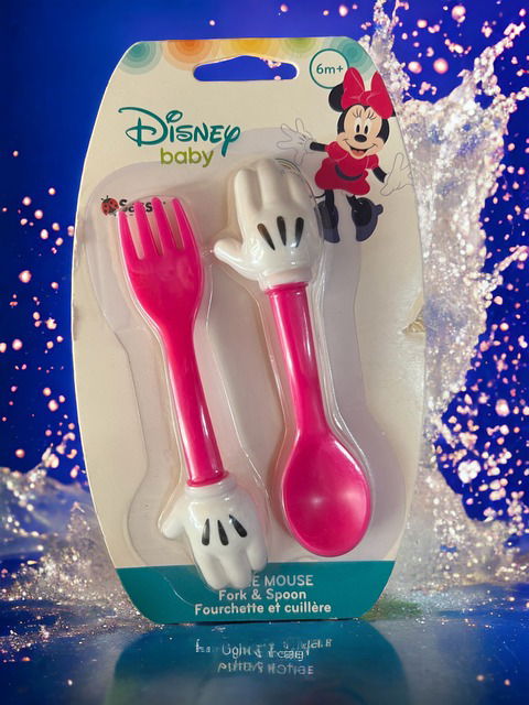 Set de Cubiertos Minnie Baby Original Disney!!! VENDIDO SIN STOCK 