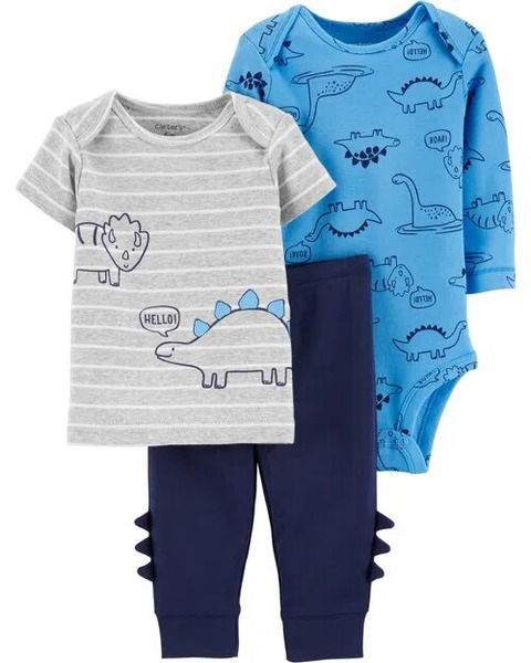 Conjunto Carter’s Dino Azul 24 meses,Original EEUU 