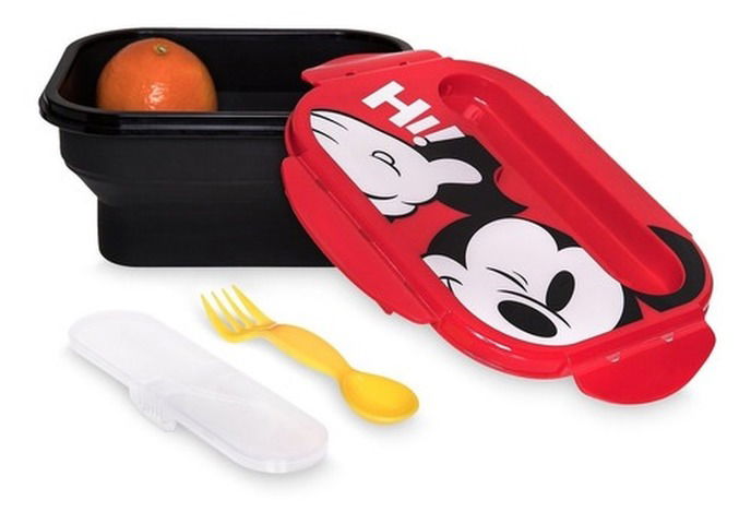 Tupper/Lunchera Disney con Cubiertos! VENDIDO SIN STOCK! 