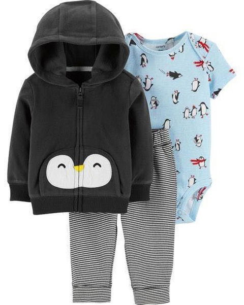 Conjunto Carters Pinguino con Campera