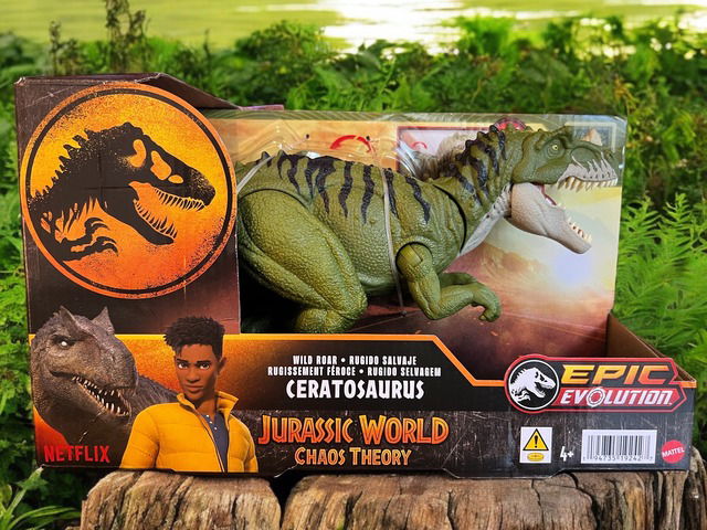  Jurássic Ceratosaurus Word Epic Mattel Original EEUU!!!