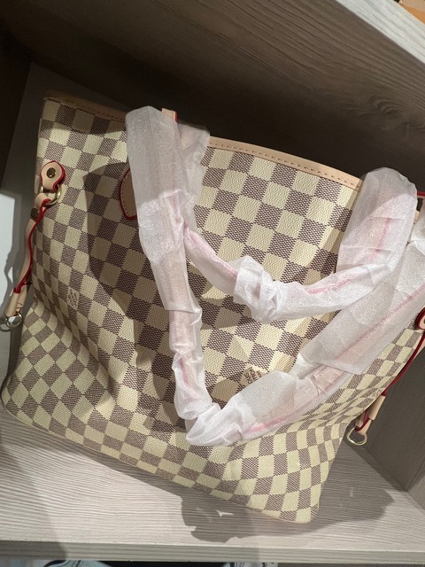 Neverfull LV Beige con Gris Réplica Premium!
