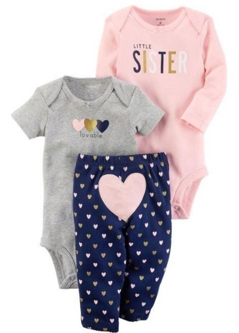 Trio Carters Corazon SIN STOCK!!!