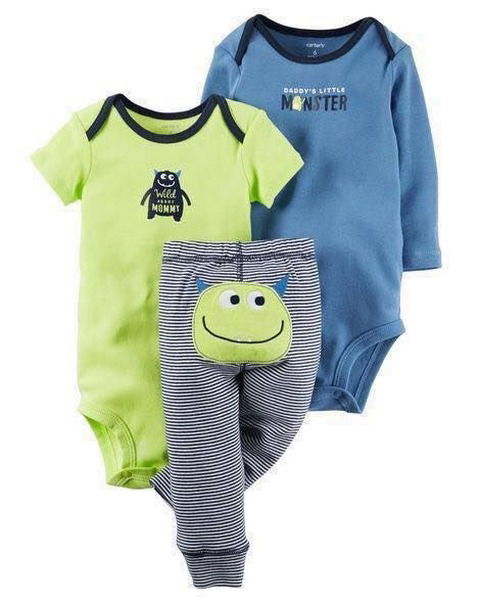 Conjunto Carters Monstruo