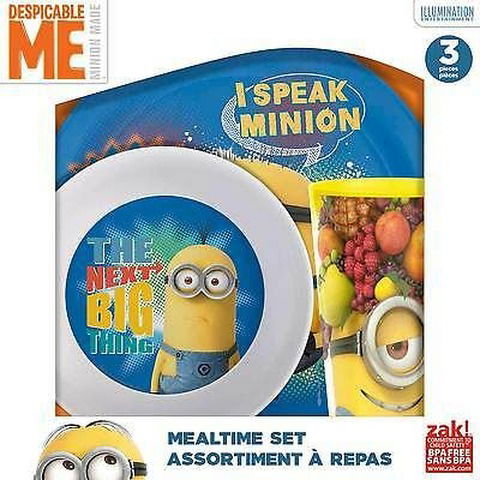 Set Minions Plato, Bwols y Vaso EEUU