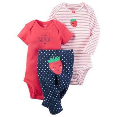 Trio Carters Frutillita Original EEUU