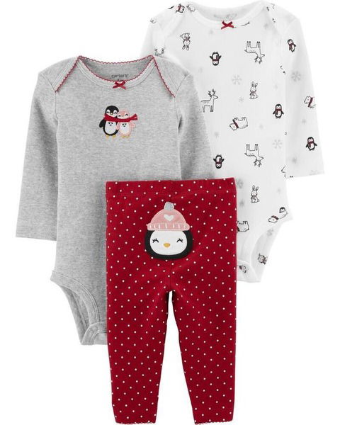 Trio Carters Pinguinita Original EEUU