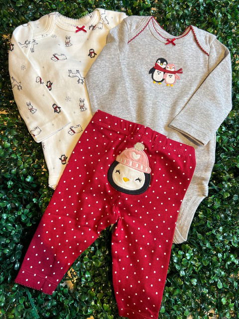 Conjunto Carter’s Pingüino 3 meses SIN STOCK VENDIDO!!!