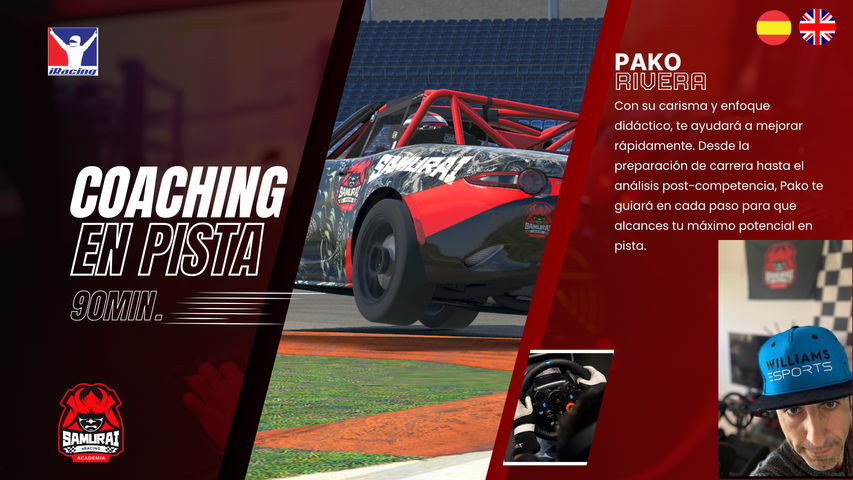 Coaching en Pista - Pako Rivera (iRacing)