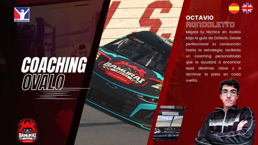 Coaching - Octavio Rondoletto (iRacing OVAL)