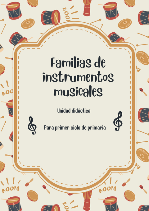 UD: Familias de instrumentos musicales 