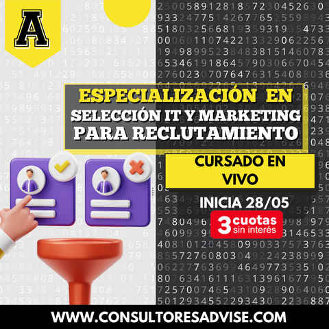 Especialización en Selección IT y Marketing para reclutamiento