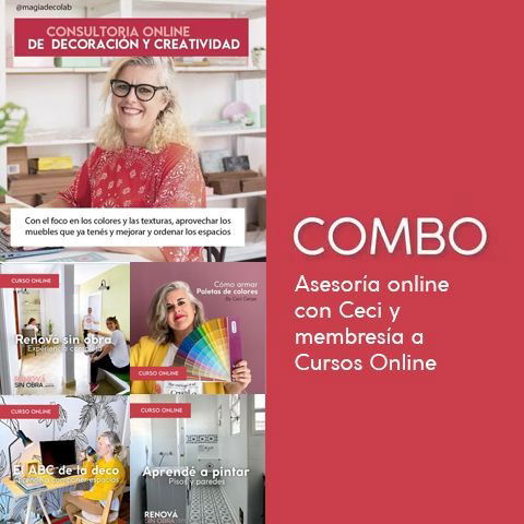 COMBO ASESORIA CON CECI y membresía a cursos de Ceci