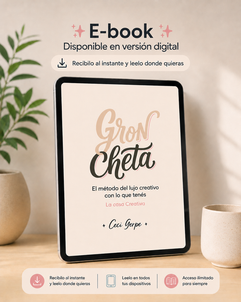 🟫E-BOOK GRONCHETA + MANUAL AUDIOVISUAL DEL LIBRO