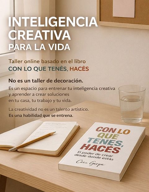 🟫 Activa tu INTELIGENCIA CREATIVA para atraer abundancia a tu vida. 🎟Libro audiovisual leido por Ceci +Ejercicios guiados y material descargables. 