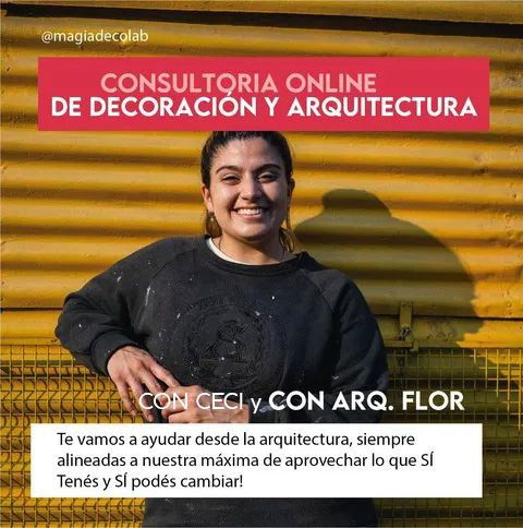 Asesoría online de Decoración y arquitectura con Arq. Flor y Diseñadora Ceci (meet de una hora + plano 2D y Moodboard) Opcional 3D