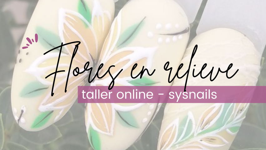 Taller flores y relieve