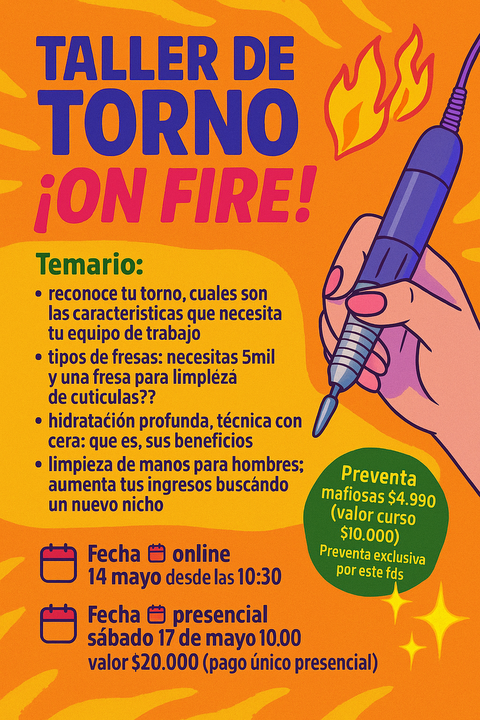 Taller online manejo de torno 