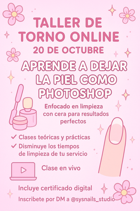 Taller online manejo de torno 