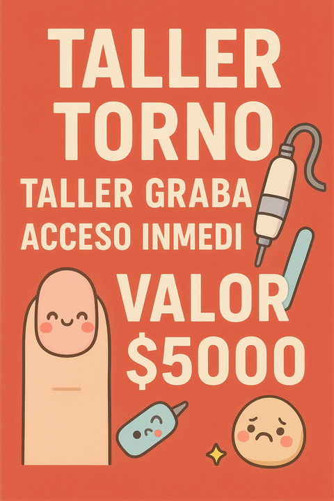 Taller online manejo de torno 