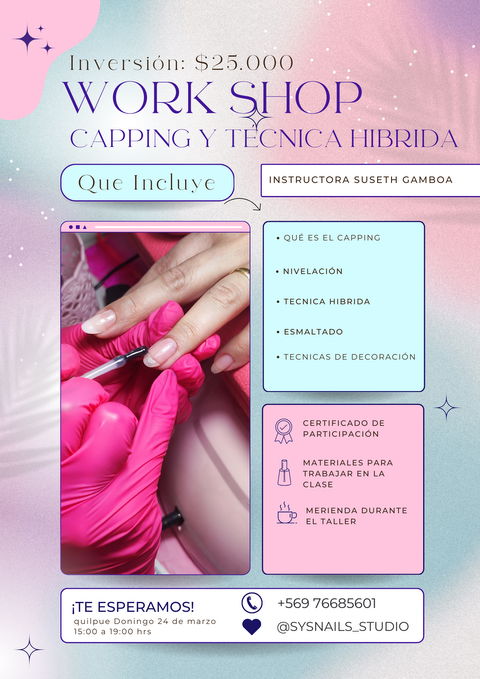 Workshop presencial Técnica hibrida