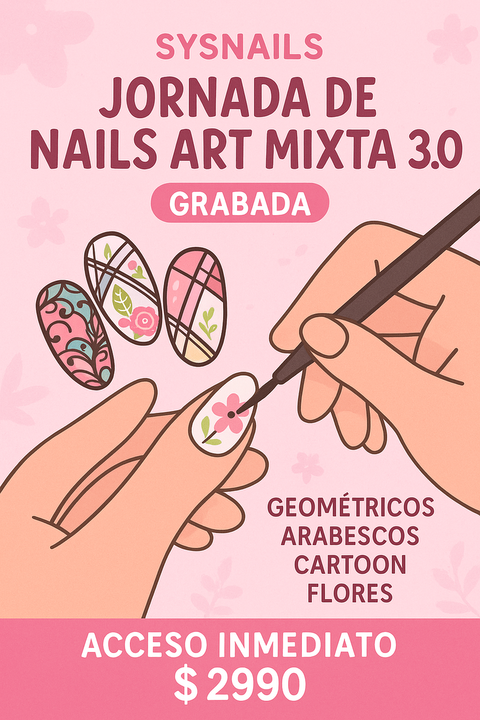 Jornada de nails art grabada 