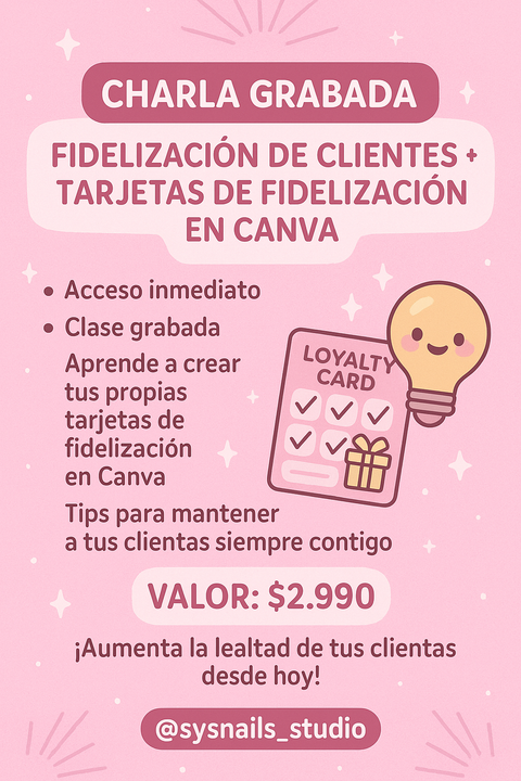 Charla de fidelización en el sector de belleza