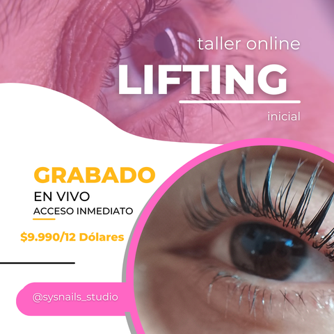 Pestañas y laminado inicial