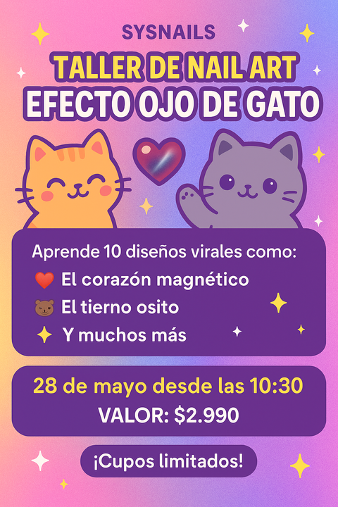 Jornada de nails art: ojo de gato 