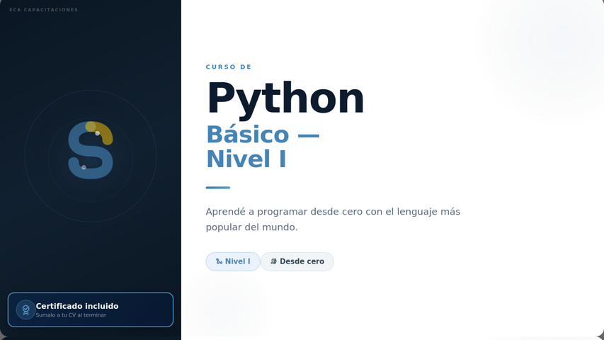Curso de Python - De básico a intermedio