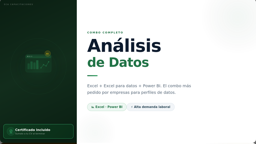 Combo análisis de datos