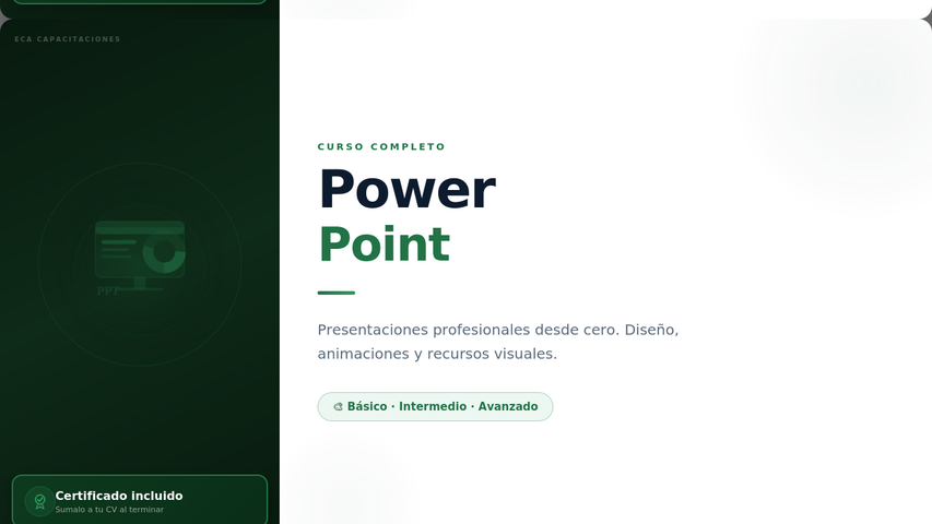 Power Point - Desde básico hasta avanzado