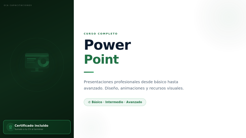 Power Point - Desde básico hasta avanzado
